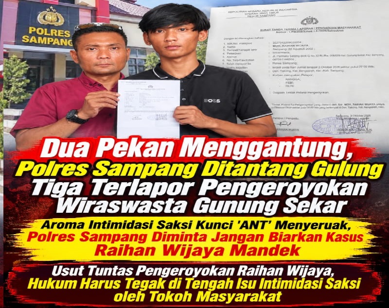 Usut Tuntas Pengeroyokan Raihan Wijaya, Hukum Harus Tegak di Tengah Isu Intimidasi Saksi oleh Tokoh Masyarakat