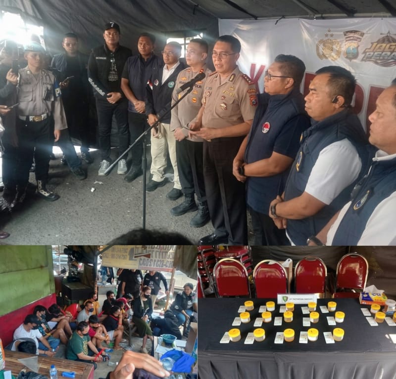 Bersama Polda Jatim, Gurita Sabu di Jalan Kunti di Grebek Polres Pelabuhan Tanjung Perak